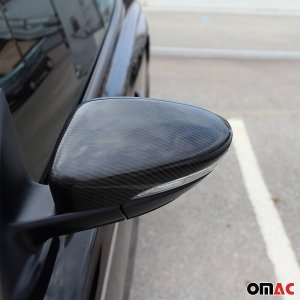Volkswagen Beetle Mirror Cover - Omac - Carbon Fiber - Gloss Black - 2011